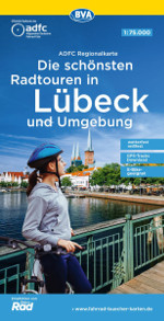 Lübeck Die schönsten Radtouren ADFC Regionalkarte Fahrradkarte Coverbild 2021